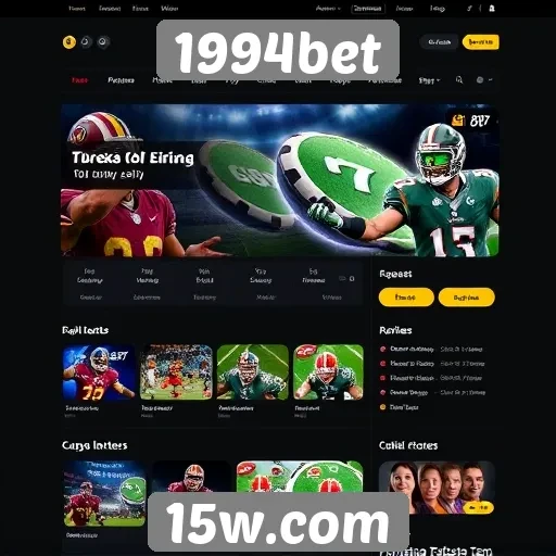 Transições no design do site 1994bet